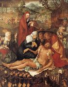 Albrecht Durer Lamentation for christ oil